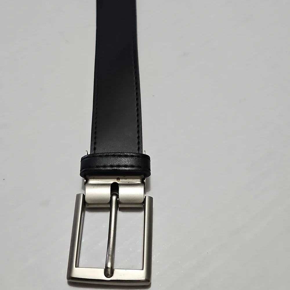 Cobe Classic Black Wide Leather Belt Size S/P